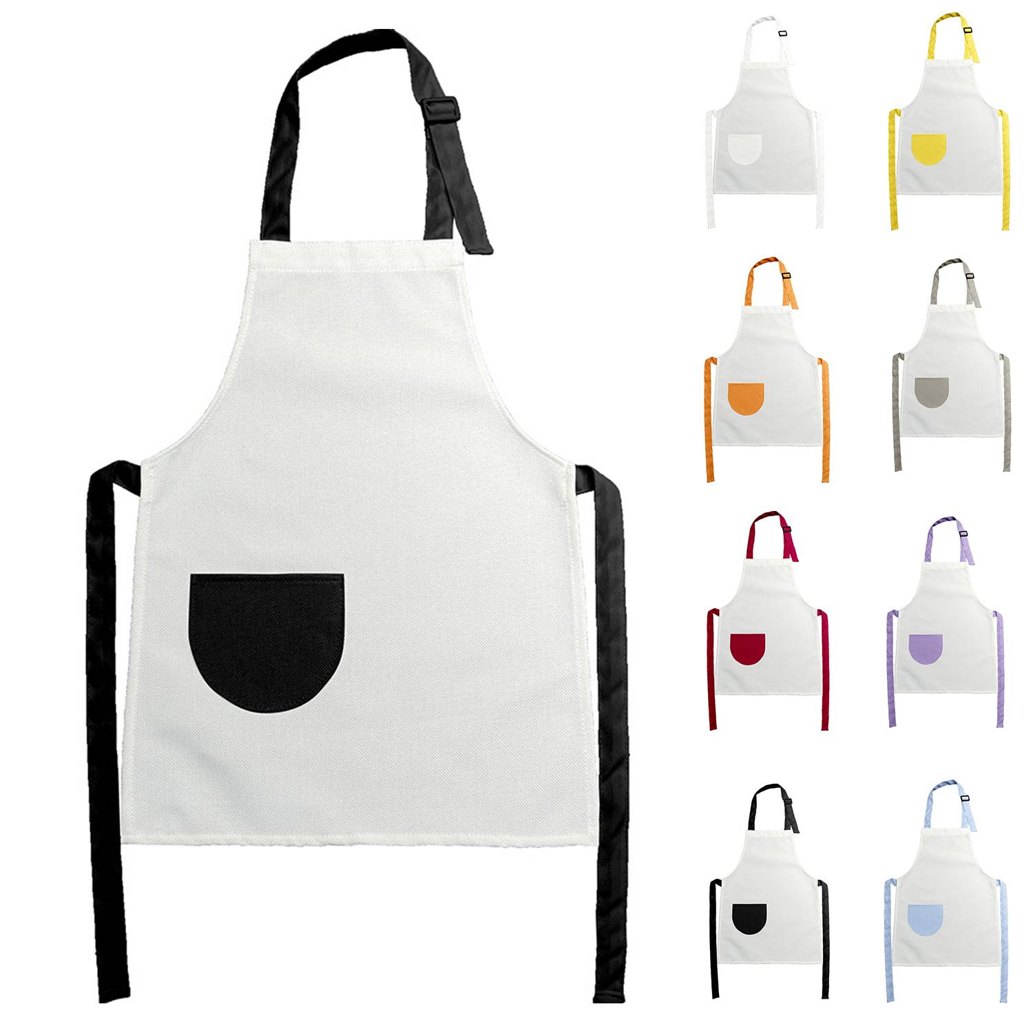 Adjustable Sublimation Apron w/ Pockets 5