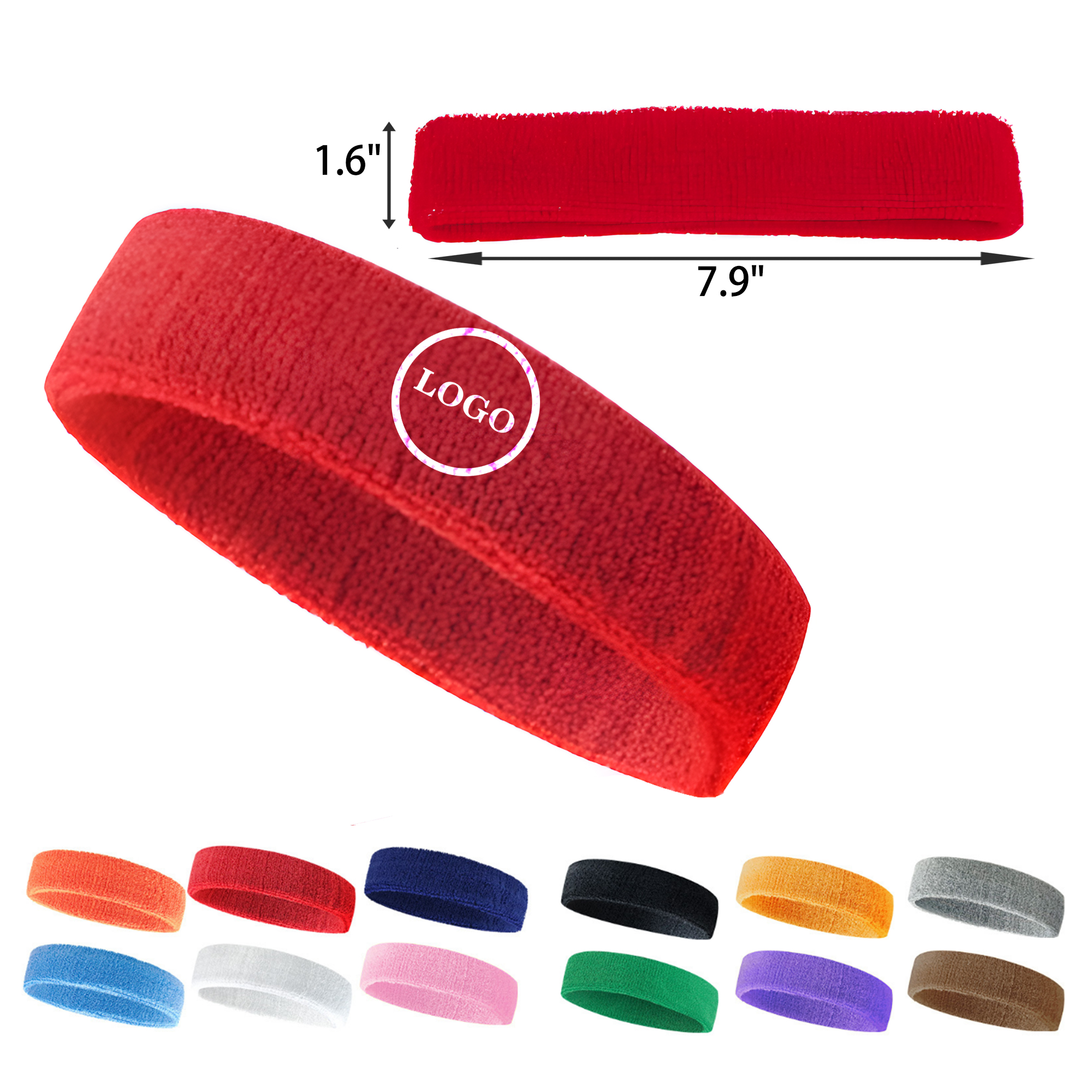 MOQ 50 PCS Versatile Elastic Sports Headband 5