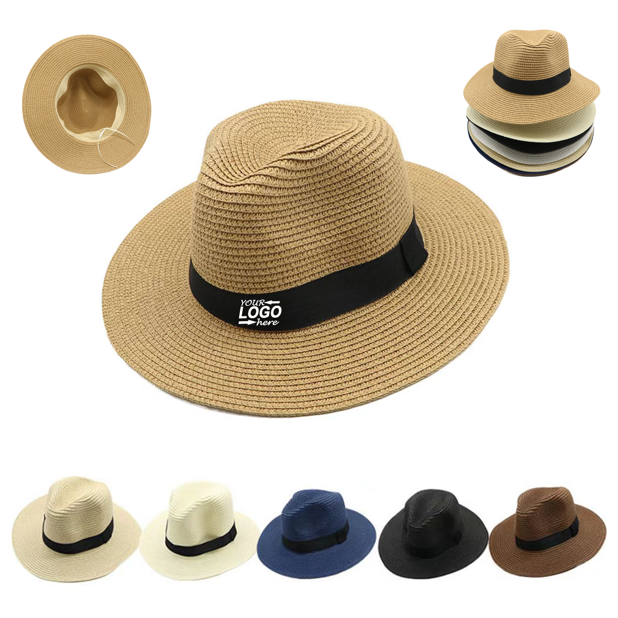 Wide Brim Straw Panama Hat 2