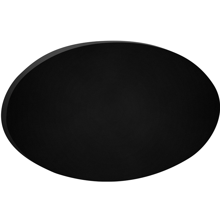 Black Oval Paper Weight (4"x 2 1/2"x 3/8") Full Colour PhotoImage 1