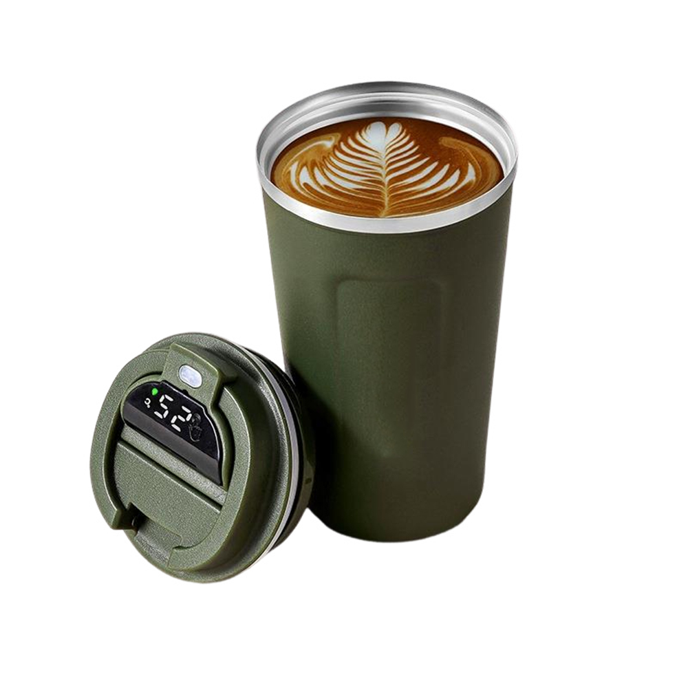 Intelligent Temperature Measuring Stainless Steel Thermos Cup 6