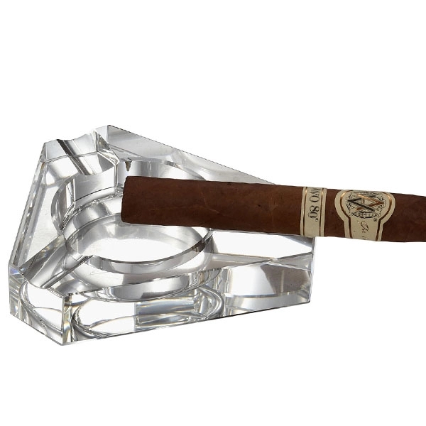 Triangle Modern Design Crystal Cigar Ashtrays 3