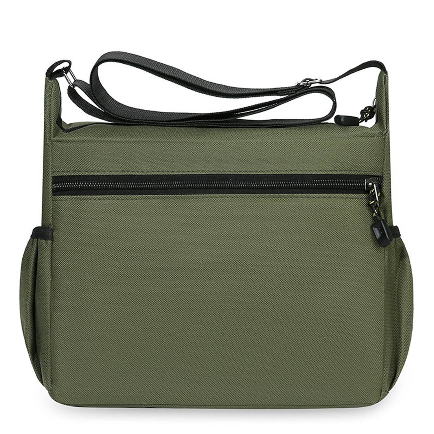 Men's Large Capacity Multi-layer Chest Bag W/ Side Pocket 4