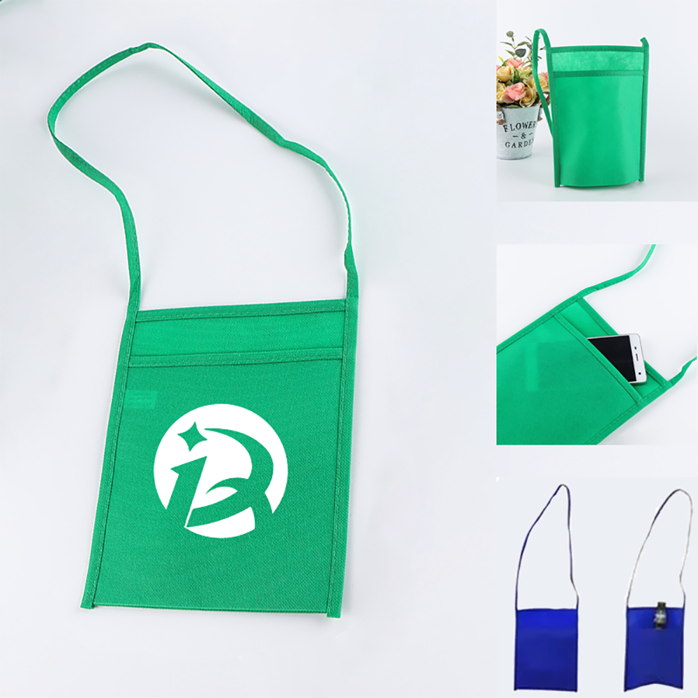 Non-woven Beer Neck Hanging Mobile Phone Bag 10