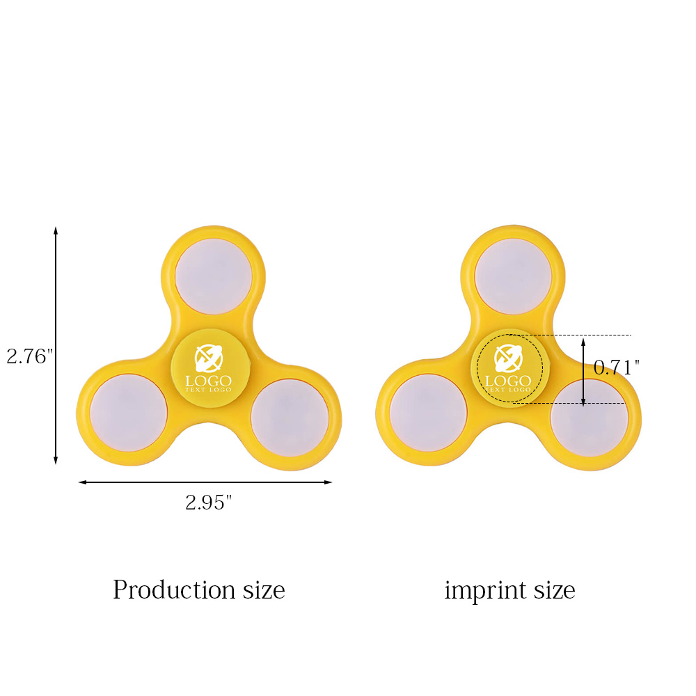 Custom LED Lights Fidget Spinner 8