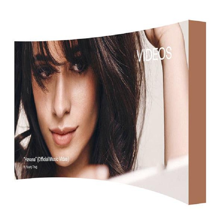 8' Fabric Pop Up Display Graphics Only (Curve)