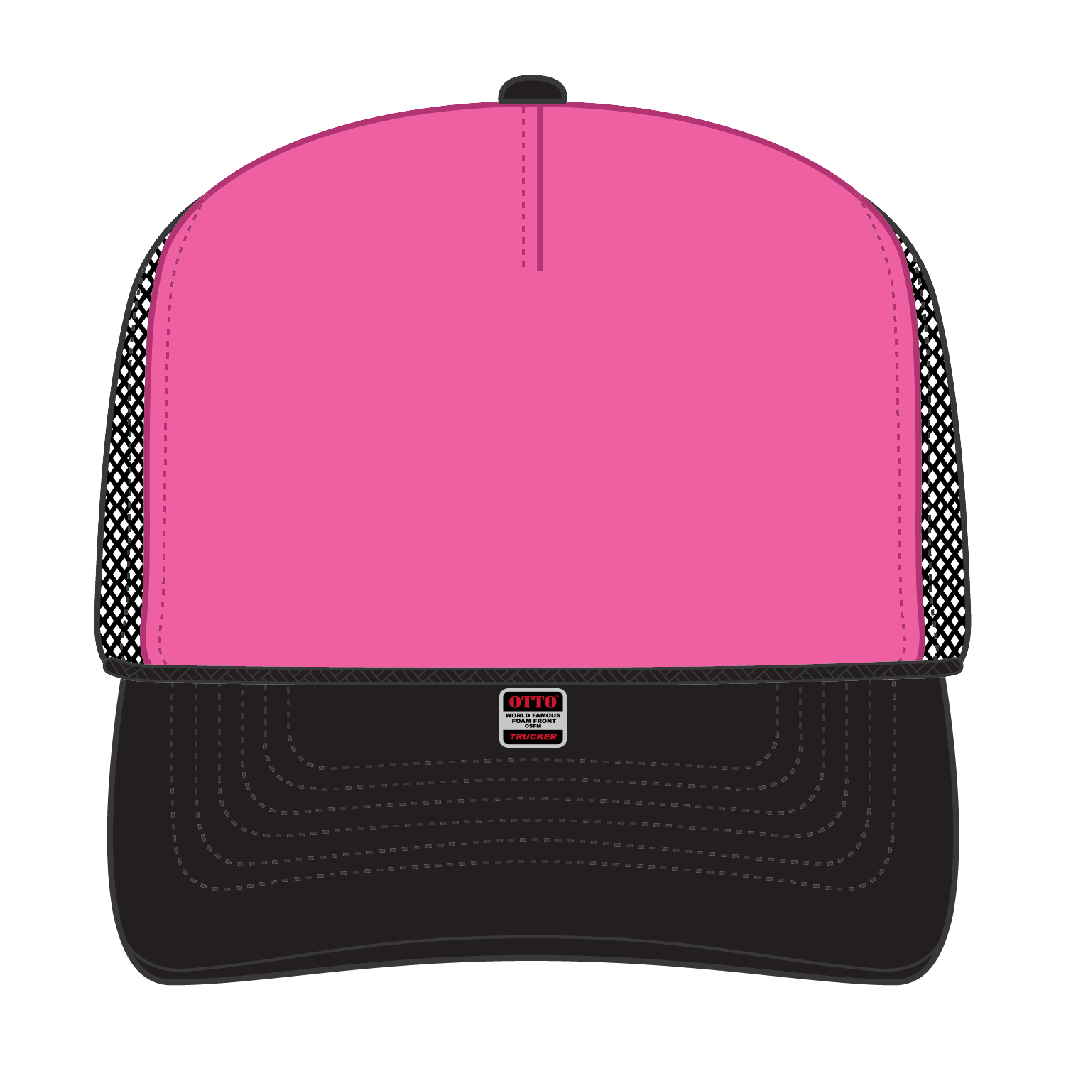 OTTO CAP® 5 Panel High Crown Mesh Back Trucker Hat 247