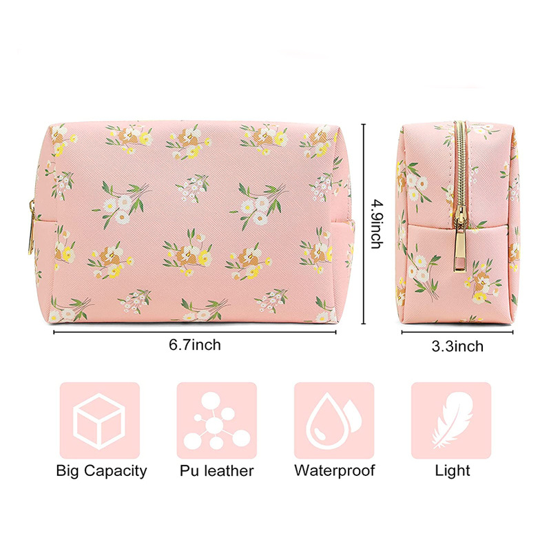PU Leather Travel Cosmetic Bag 5