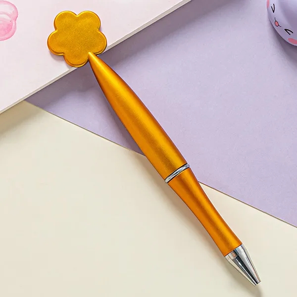 Branded flower shaped top pen 2
