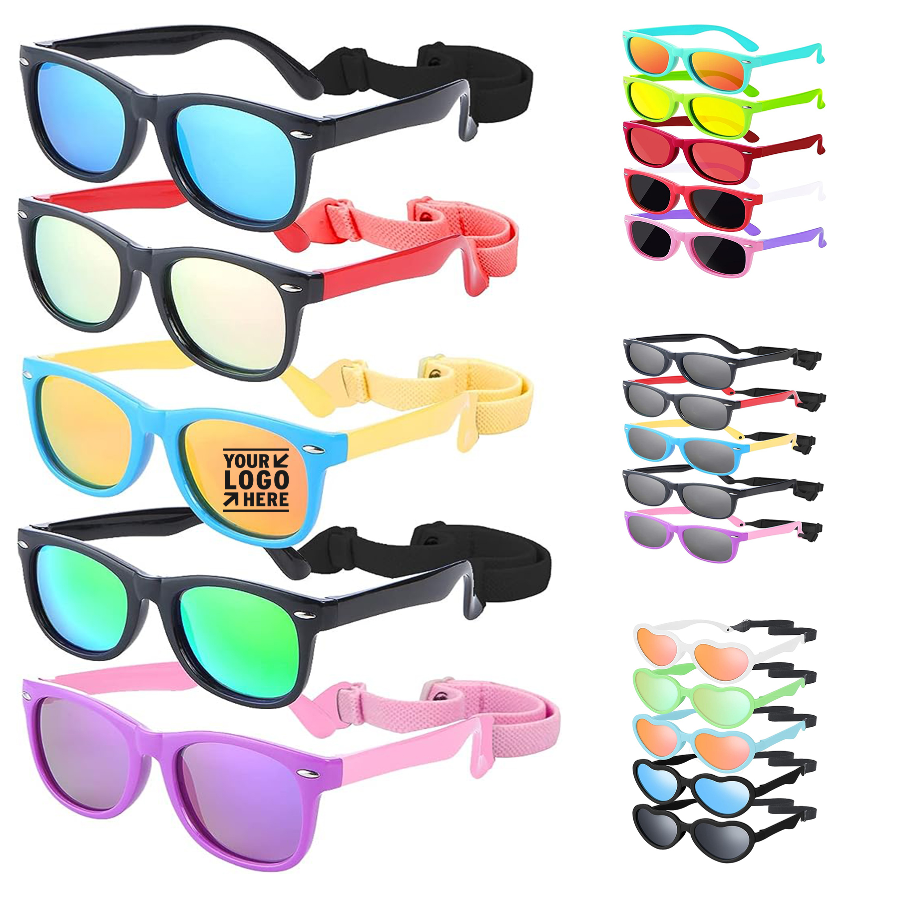 Kids Boys Girls Silicon Unbreakable Polarized UV Protected Sports Toddler Sunglass 2