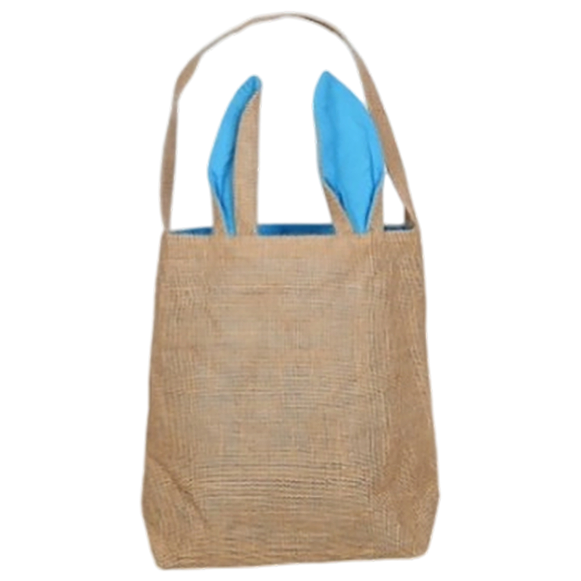 Jute Rabbit Ear Tote Bag 8.7" x 7.9" 30