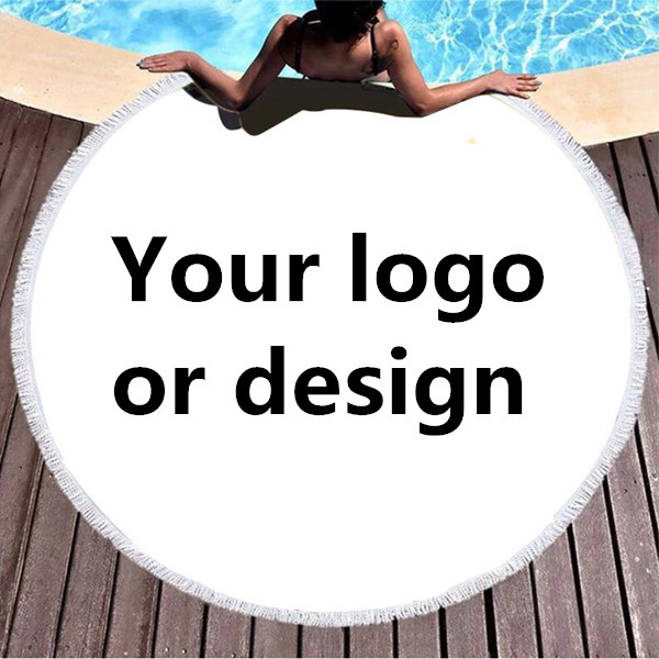 Round printed beach mat 5