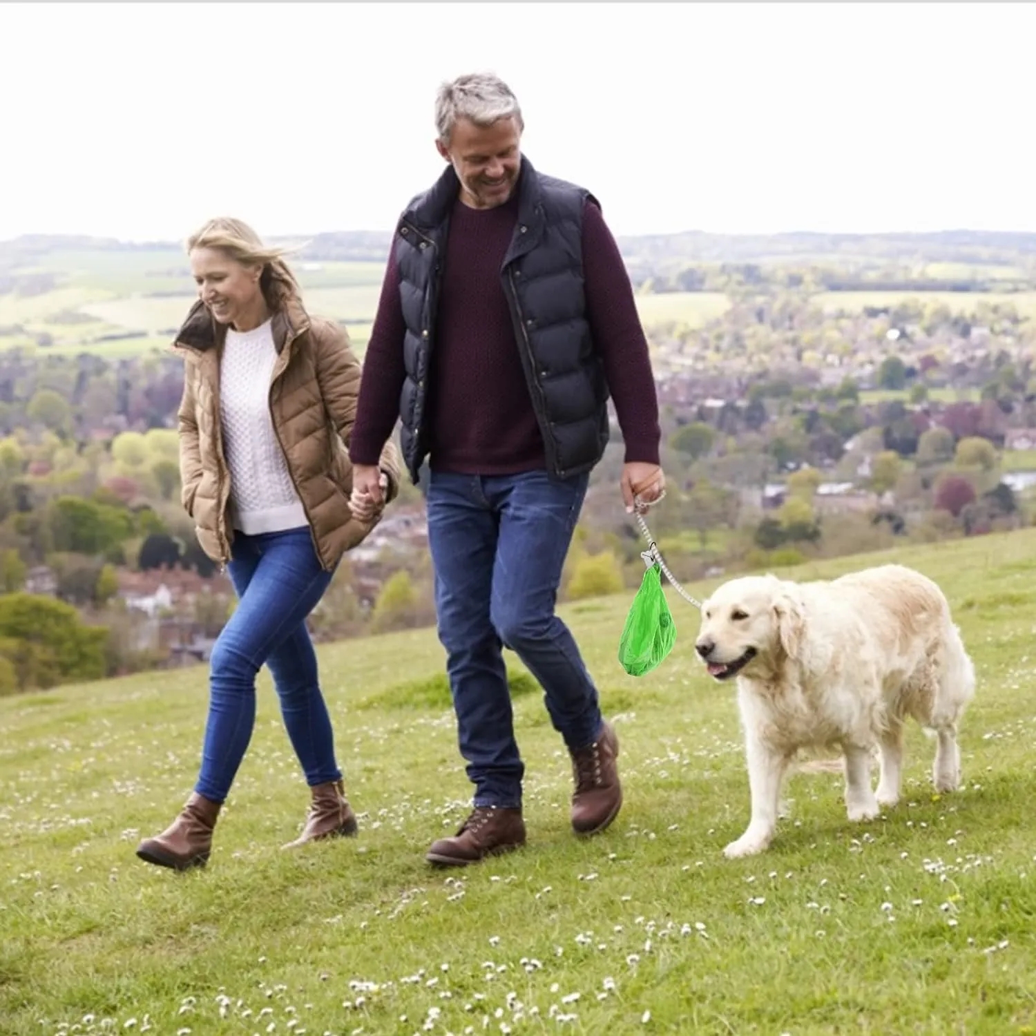Hands Free Dog Poop Bag Carrier 2