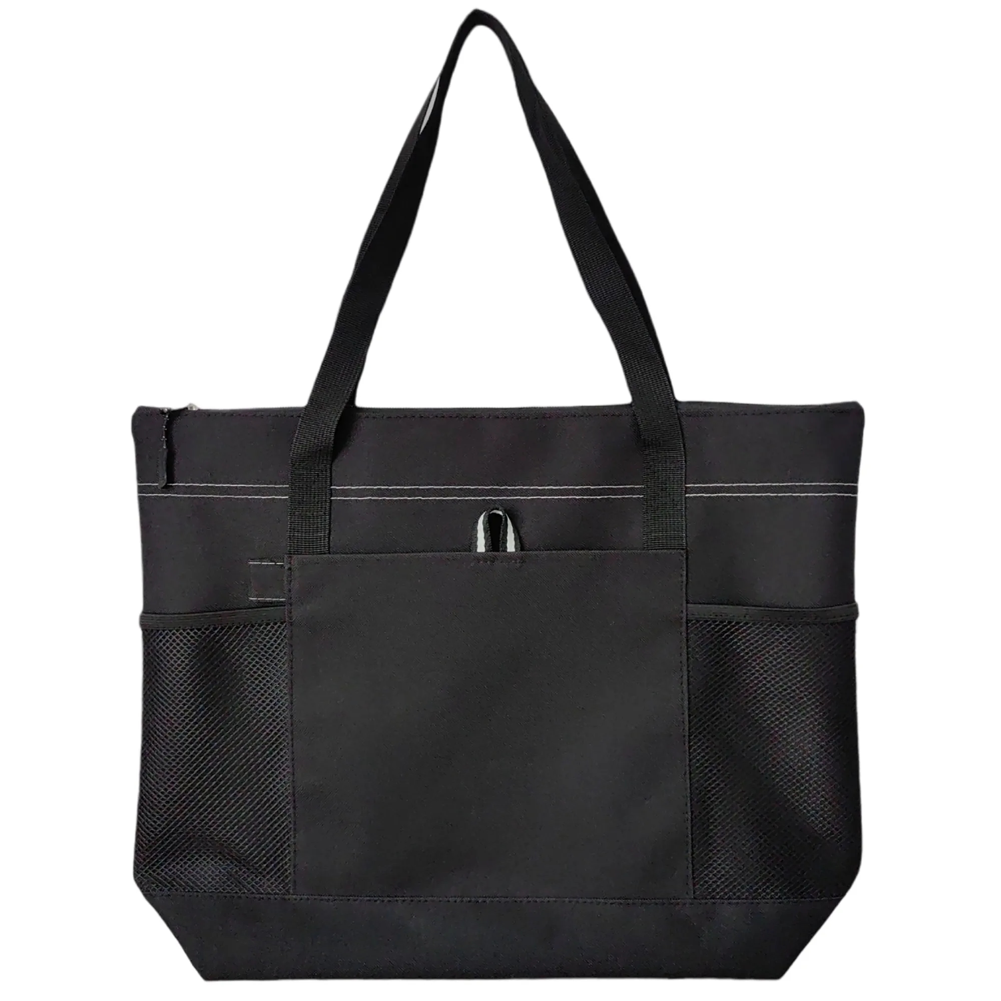 Polyester Organizer Tote, custom tote bag with logo imprint 10