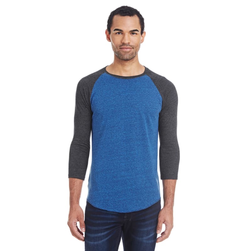 Threadfast Apparel Unisex Triblend 3/4-Sleeve Raglan 28