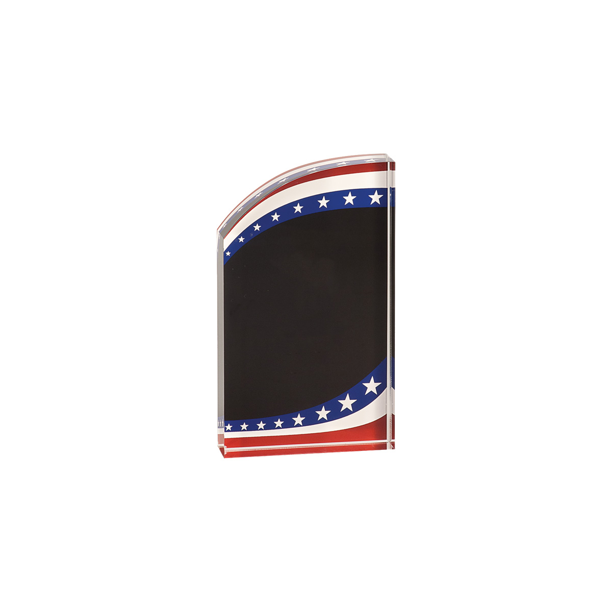 3" x 6" Stars & Stripes Rounded Acrylic Award 3