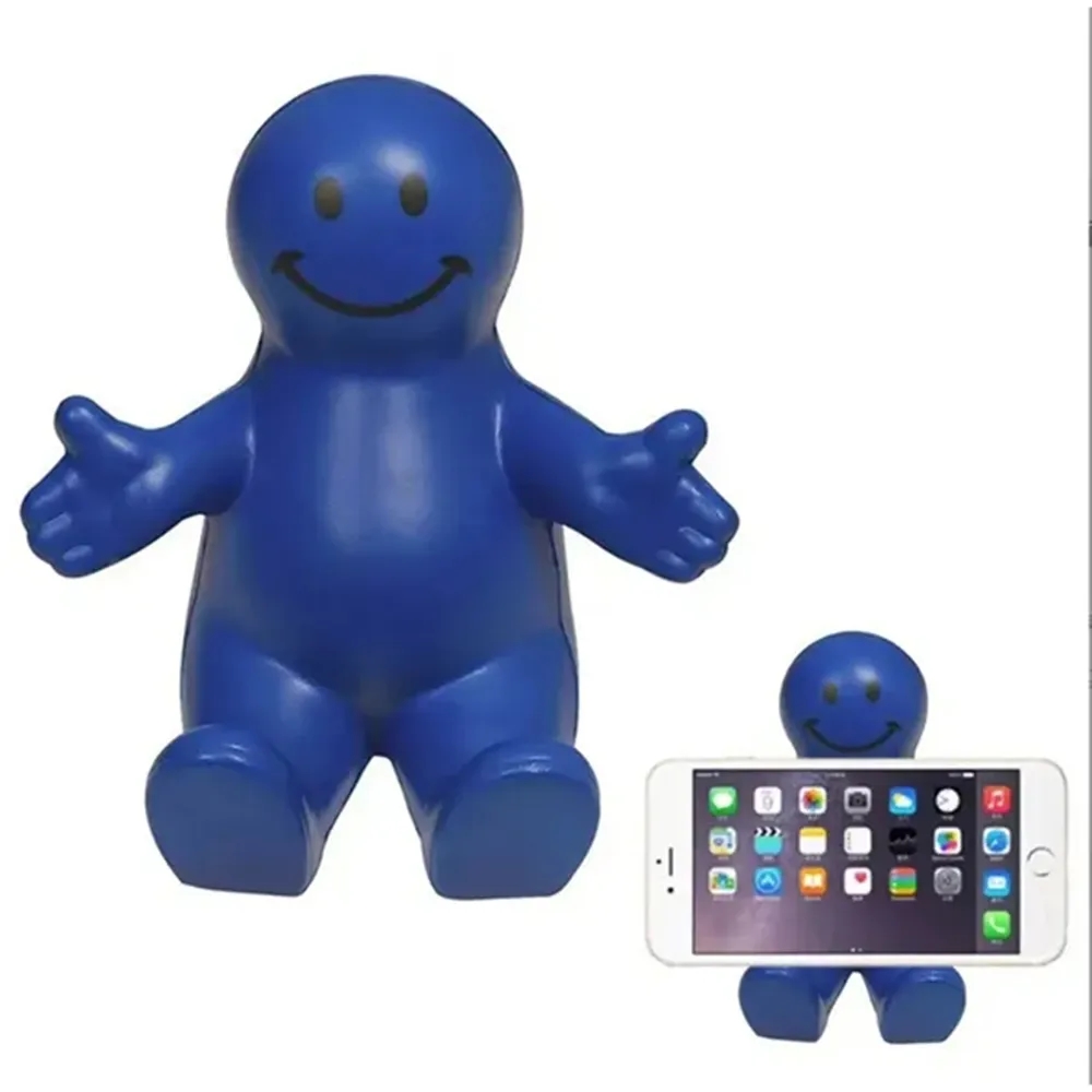 Squeezable Smile Face Phone Holder 8