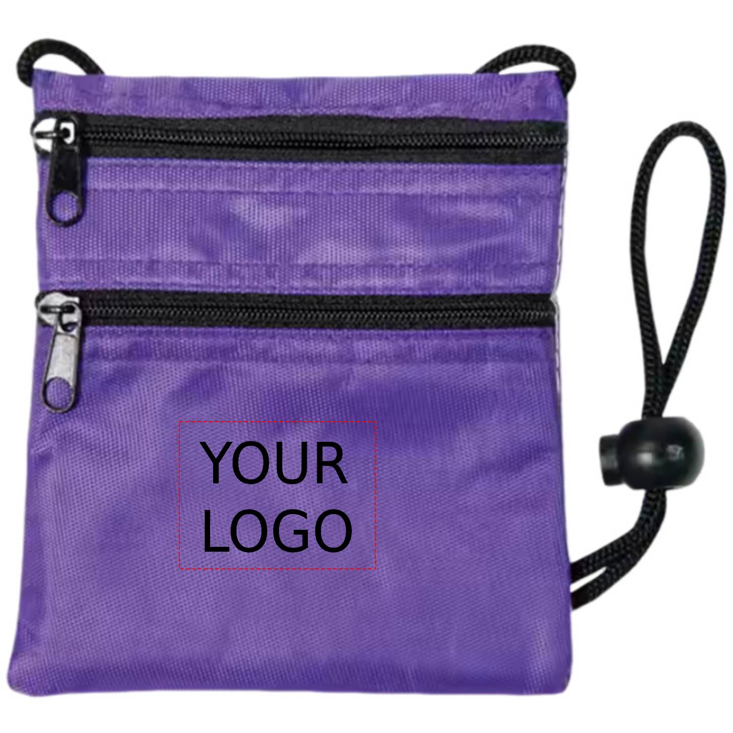 Dual Zip Travel Neck Wallet 7