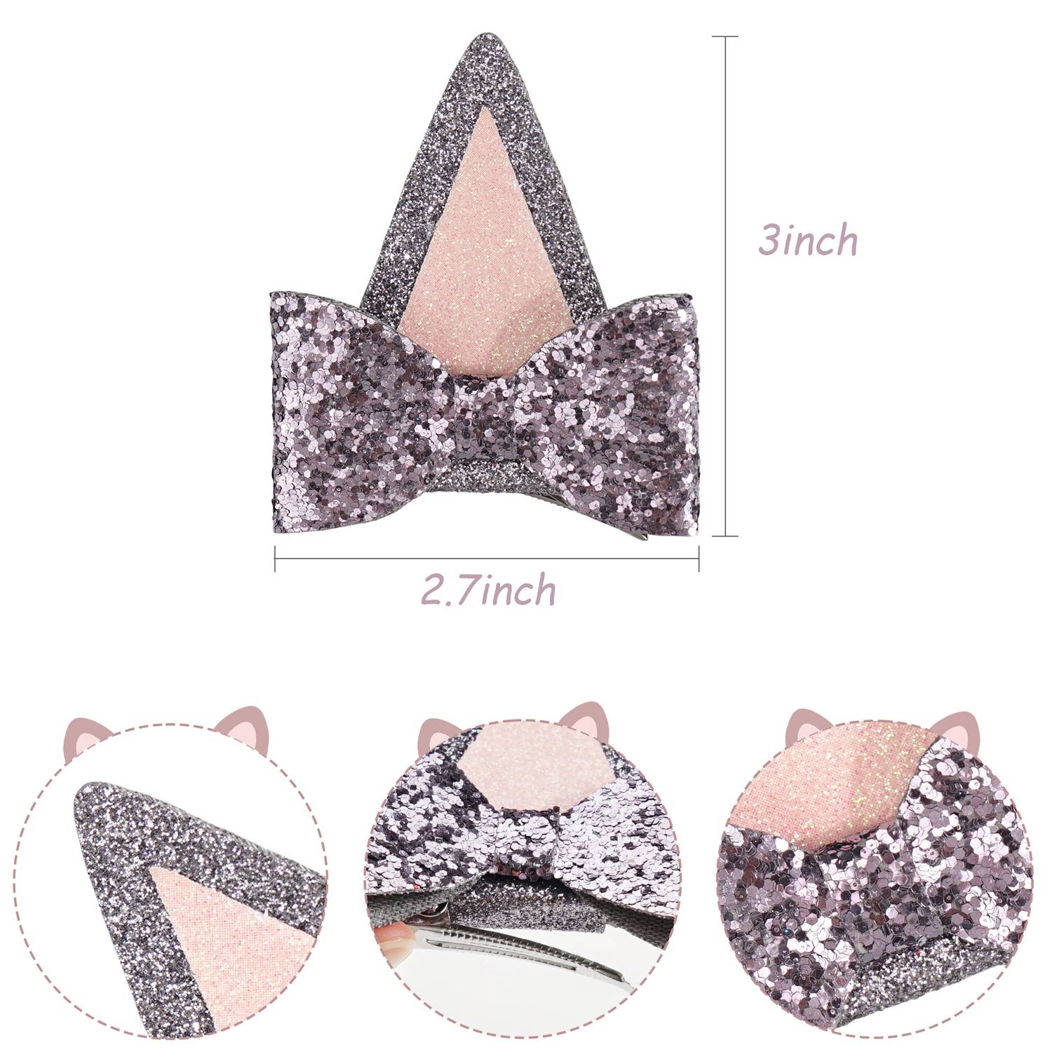 Ears Hair Clips 5