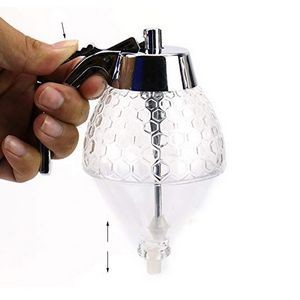 8oz Down Flow Honey Syrup Dispenser Bottle With Easy Press 14