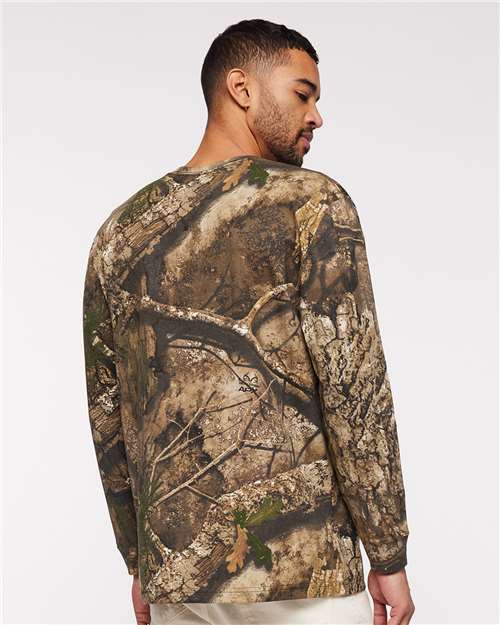 Men's Realtree® Camo Long Sleeve T-Shirt - 3981 6