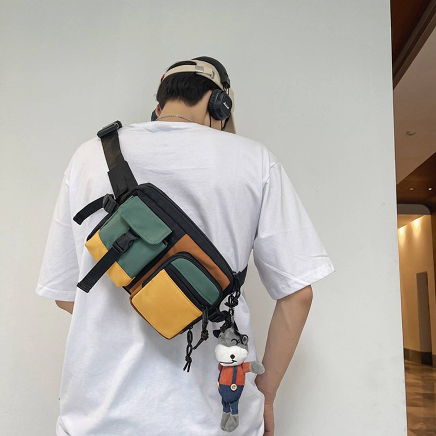 Versatile Trendy Waterproof Casual Nylon Sports Fanny Pack 3