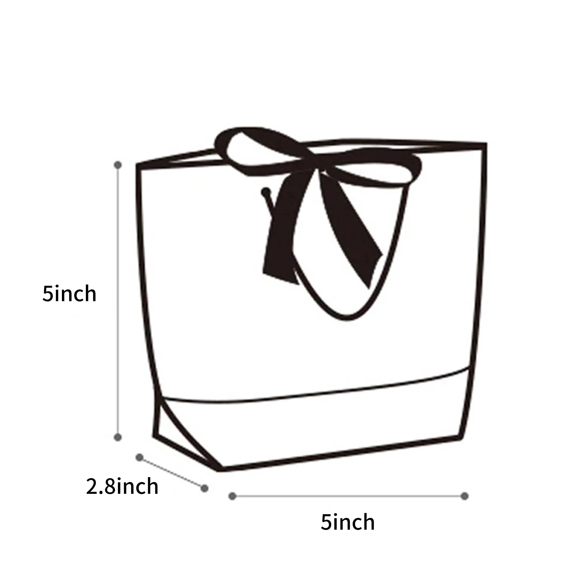Paper Gift Wrap Tote Bag Practical for Shopping or Events 3