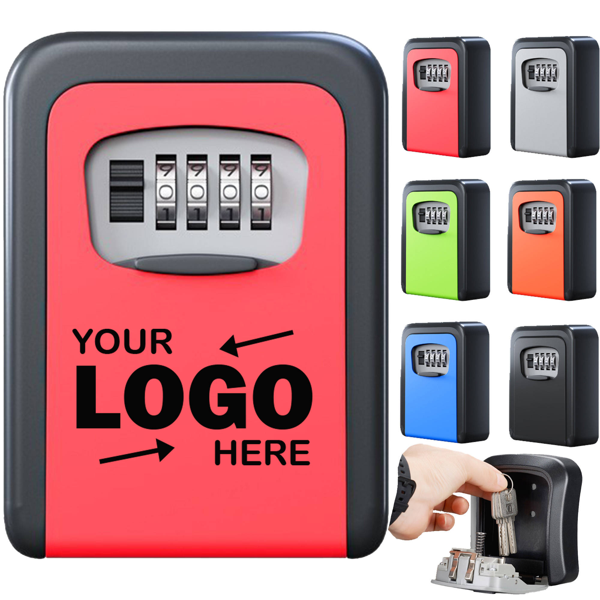 Extra Large Durable Waterproof ABS Key Lock Box 2