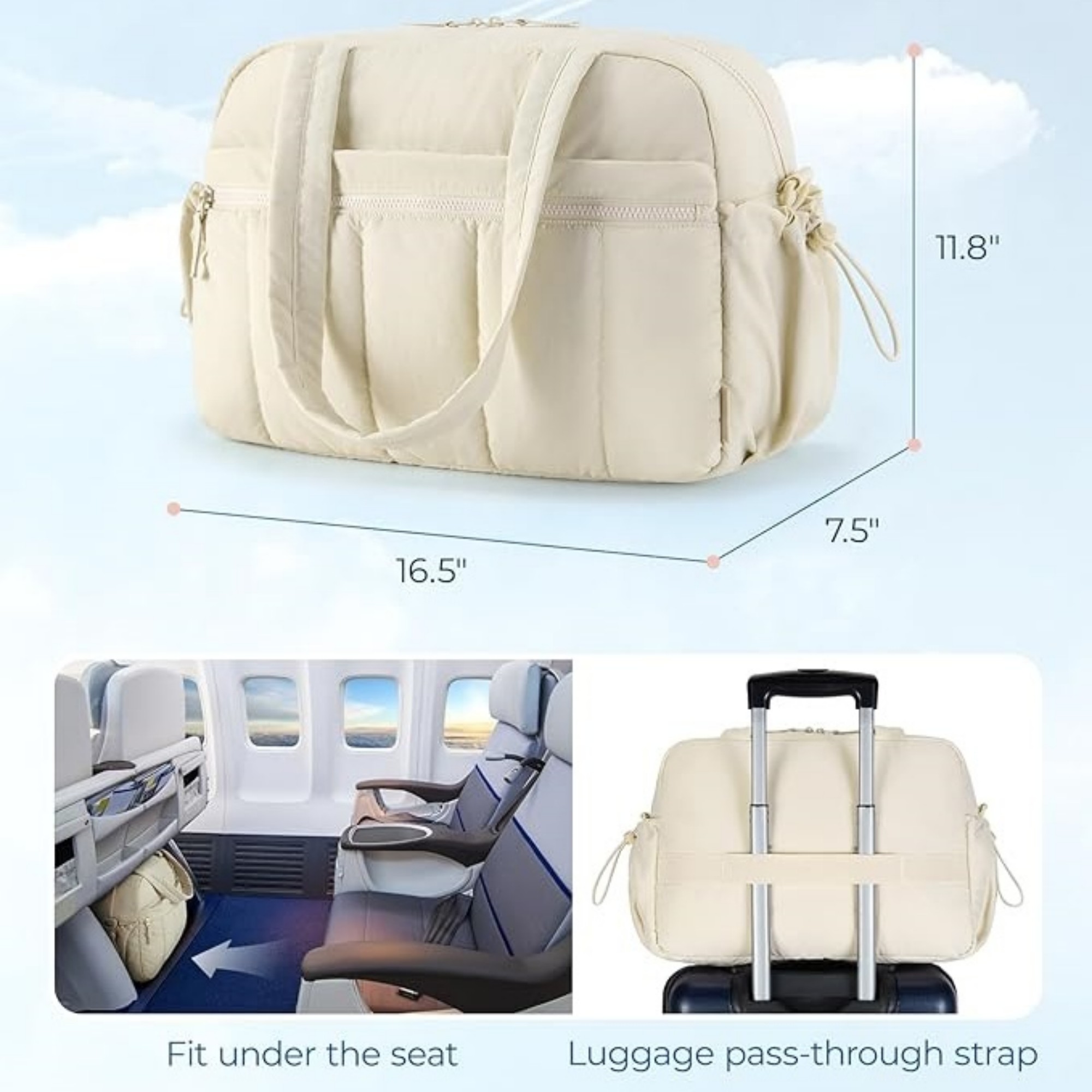 Duffle Bag For Travel With Wet Pocket 6