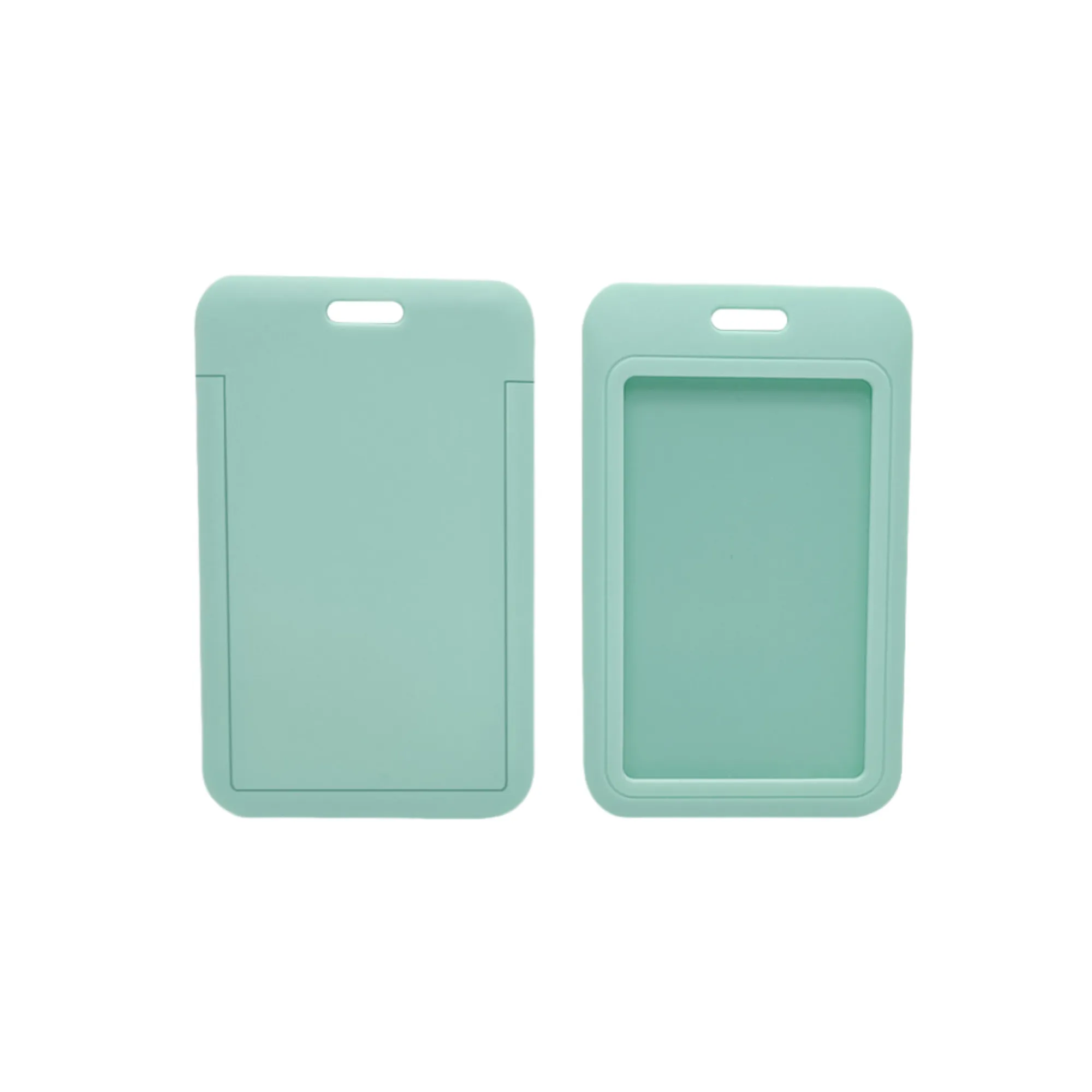 Slide Open Plastic Portrait Lanyard Card Holder 8