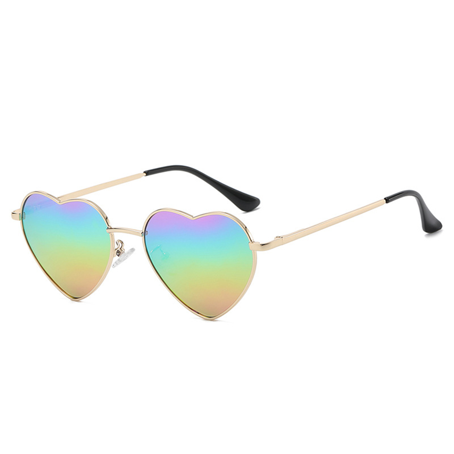 Heart Shape Metal Frame Polarized Sunglasses 11