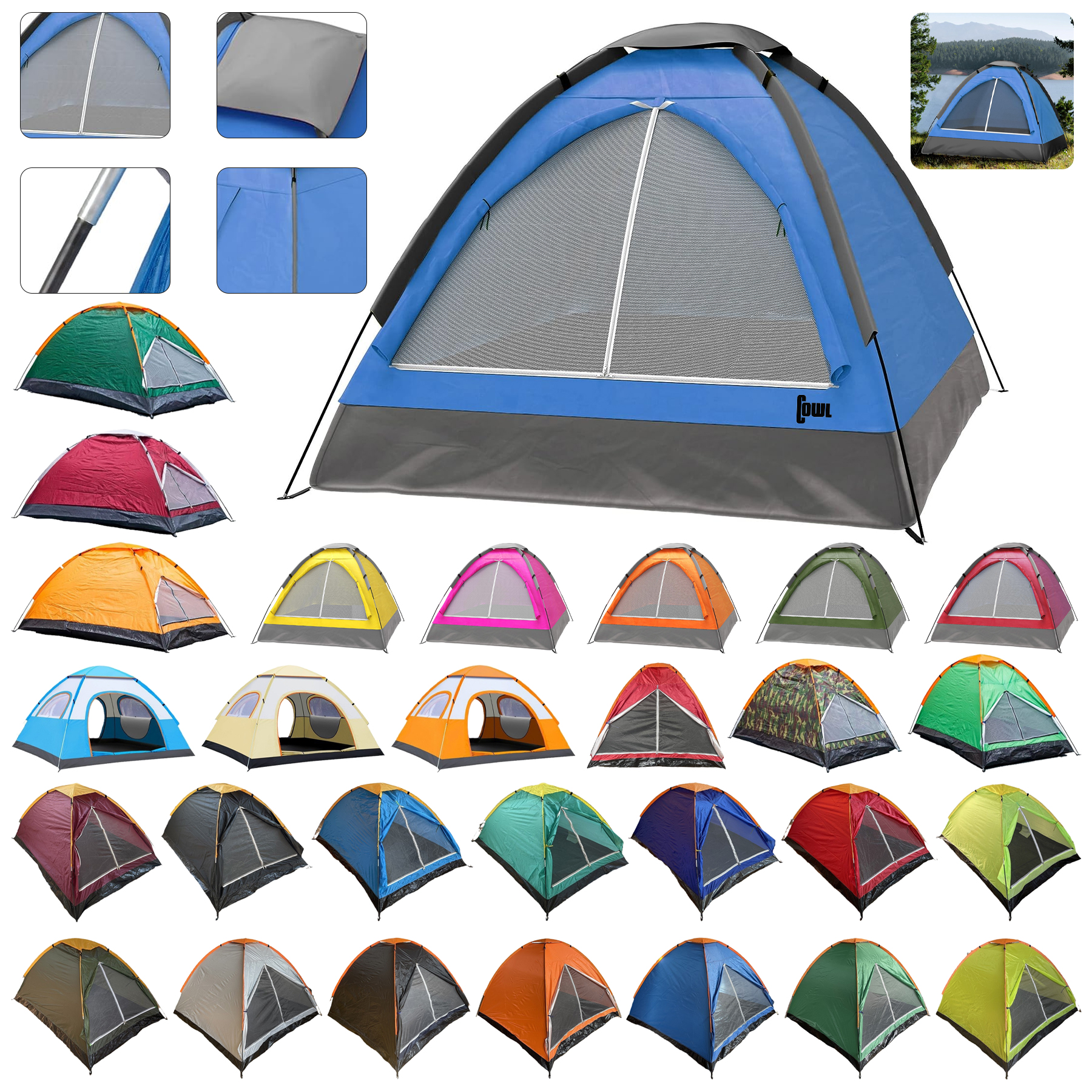 2 Person Camping Tent 1