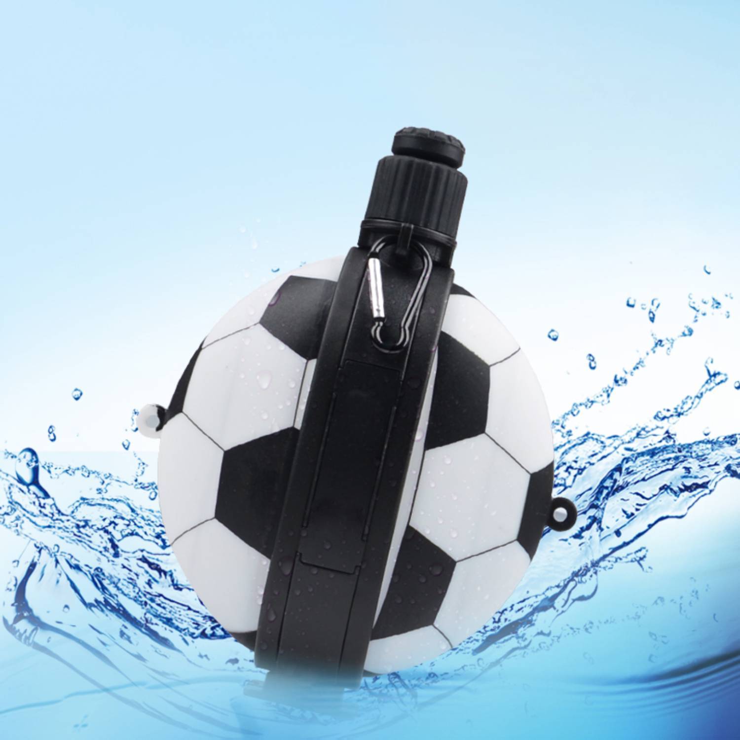 Football Shaped Collapsible Water Bottle, 19.8 oz. 9