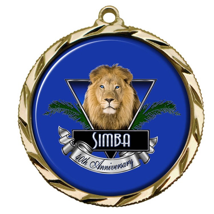 Express Vibraprint™ Insert Medal with coin edge (2-1/2") 1