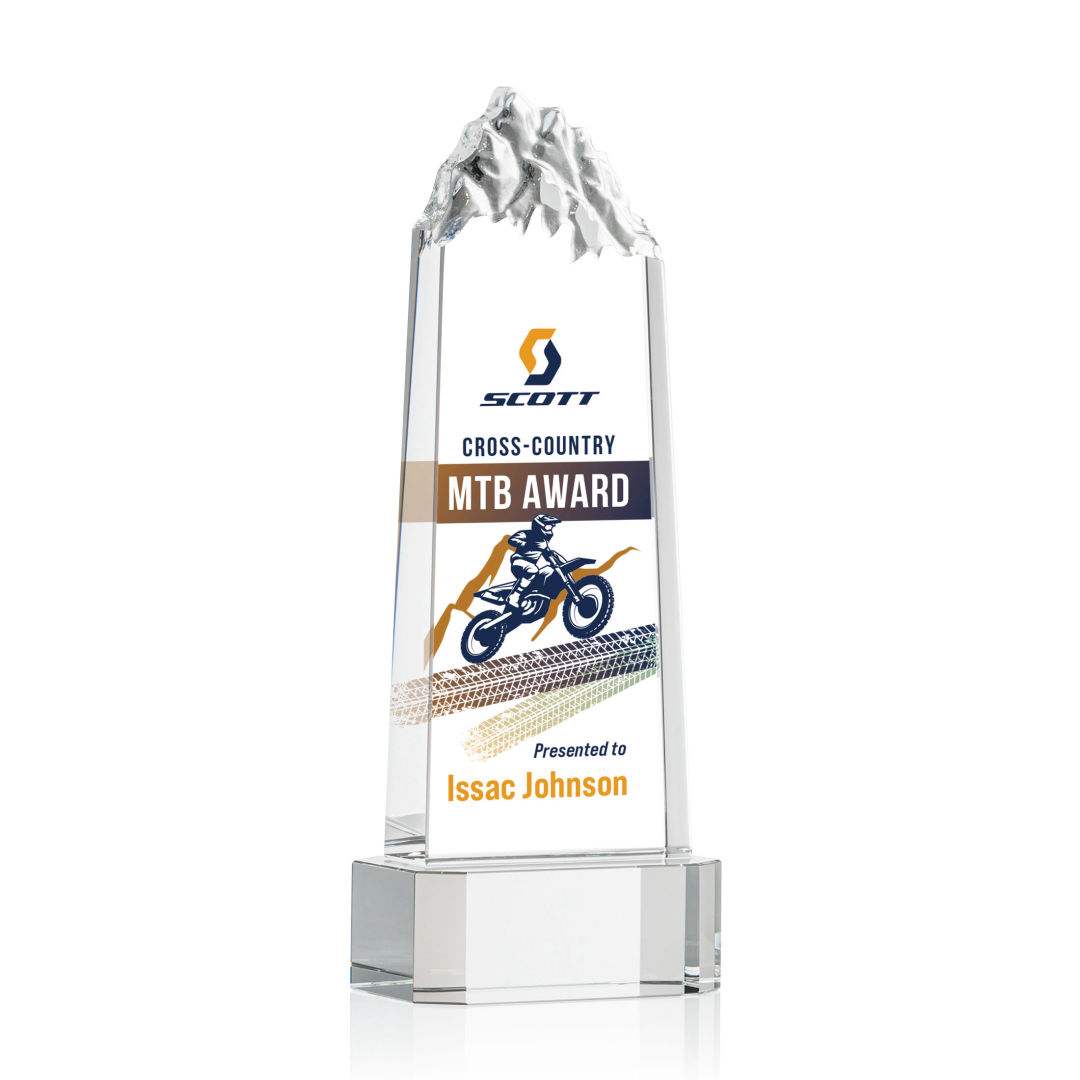 Himalayas VividPrint™ Award on Base - Clear 6