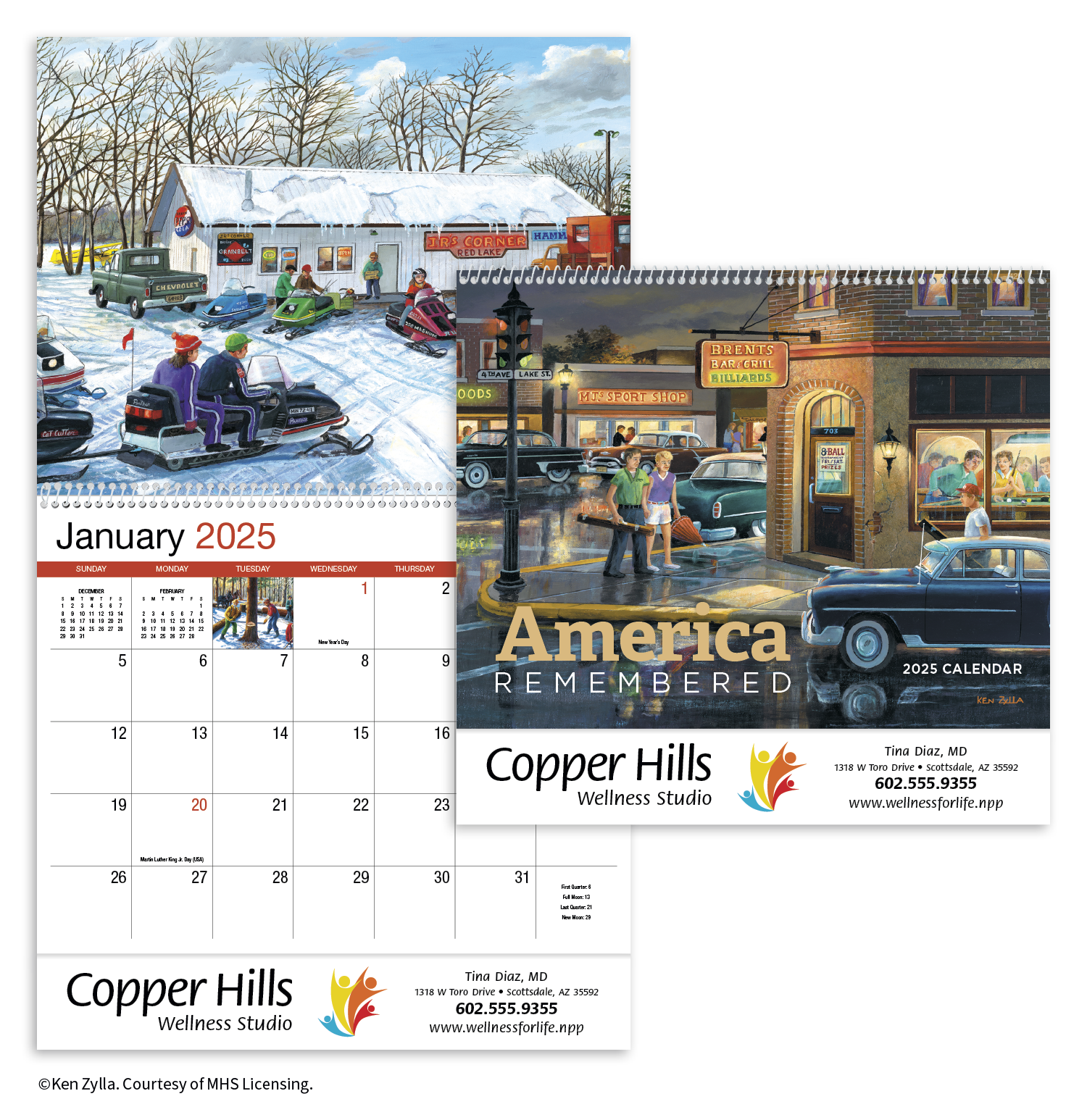 HotLine® Products America Remembered Appointment Calendar - Spiral 2