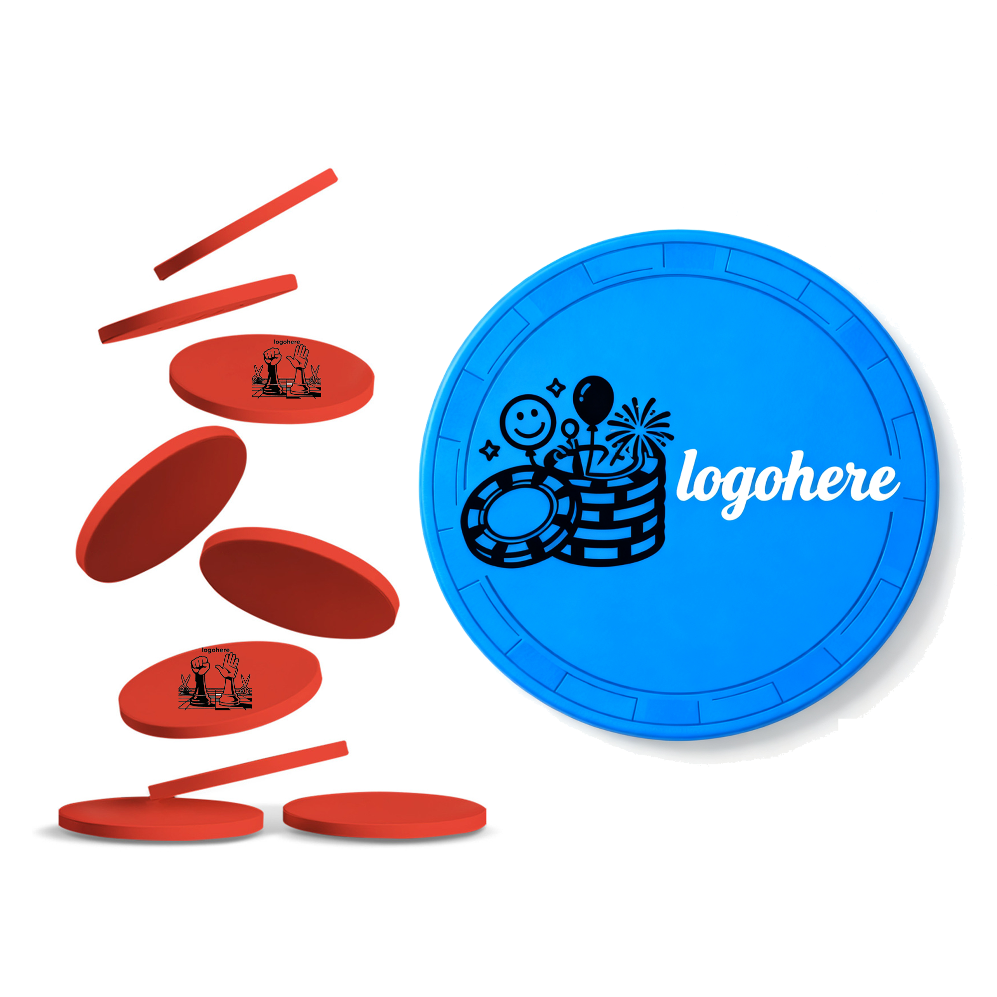 MOQ 100 Premium Ceramic Casino Poker Chips 2