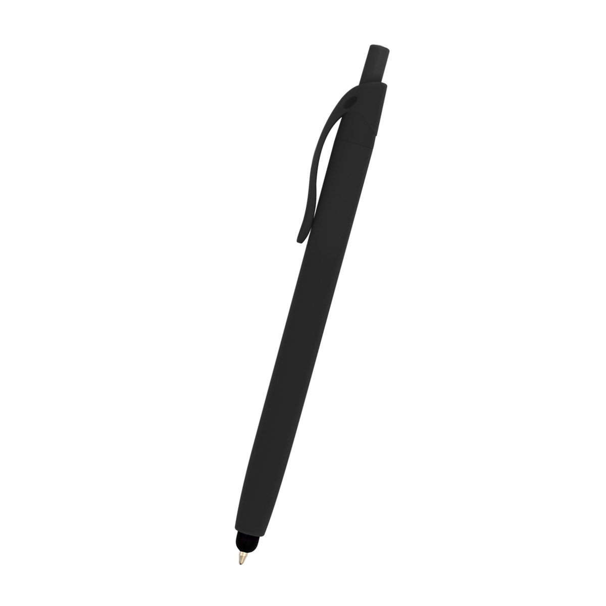 Zinnia Rubberized Pen With Stylus 1