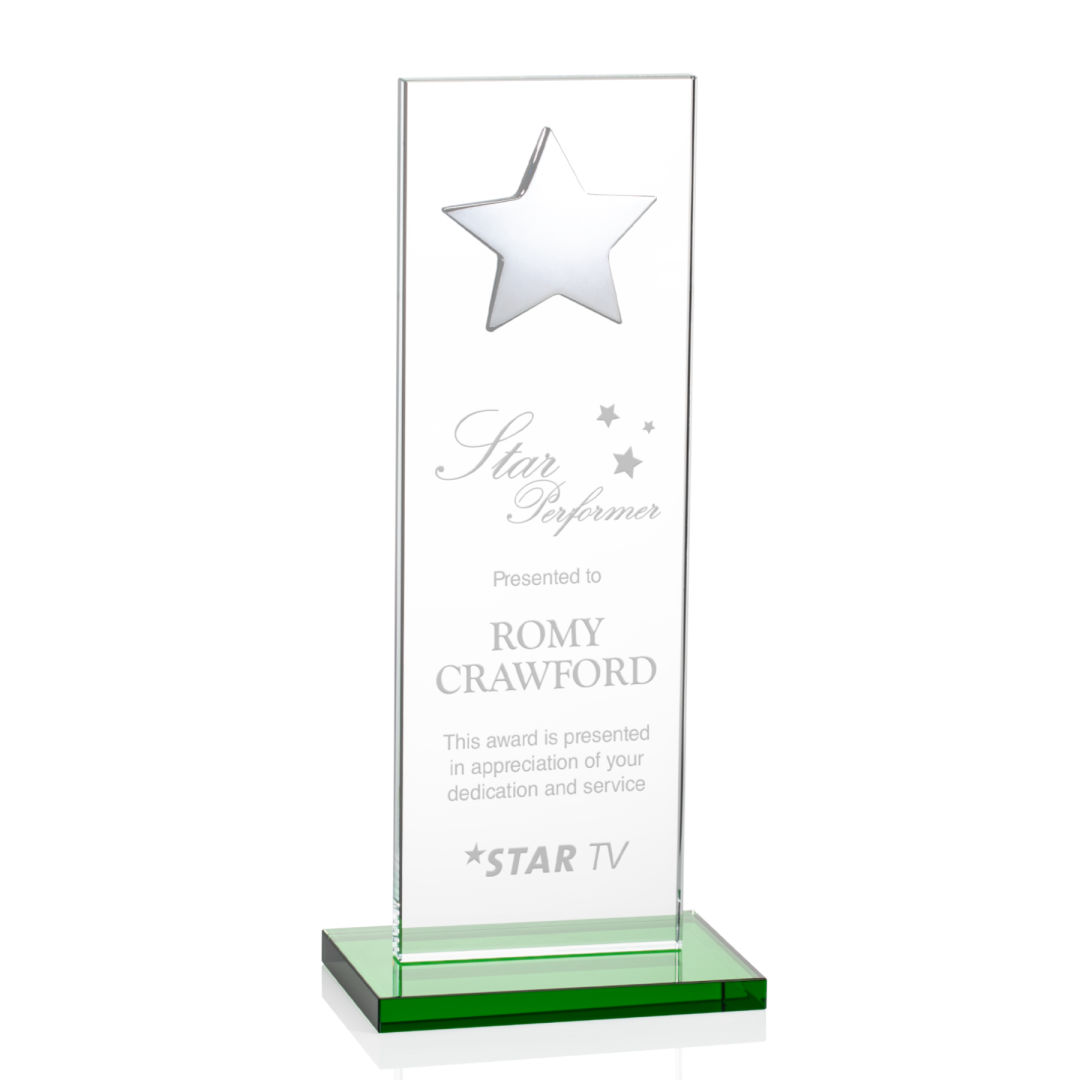 Dallas Star Award - Green/Silver 14