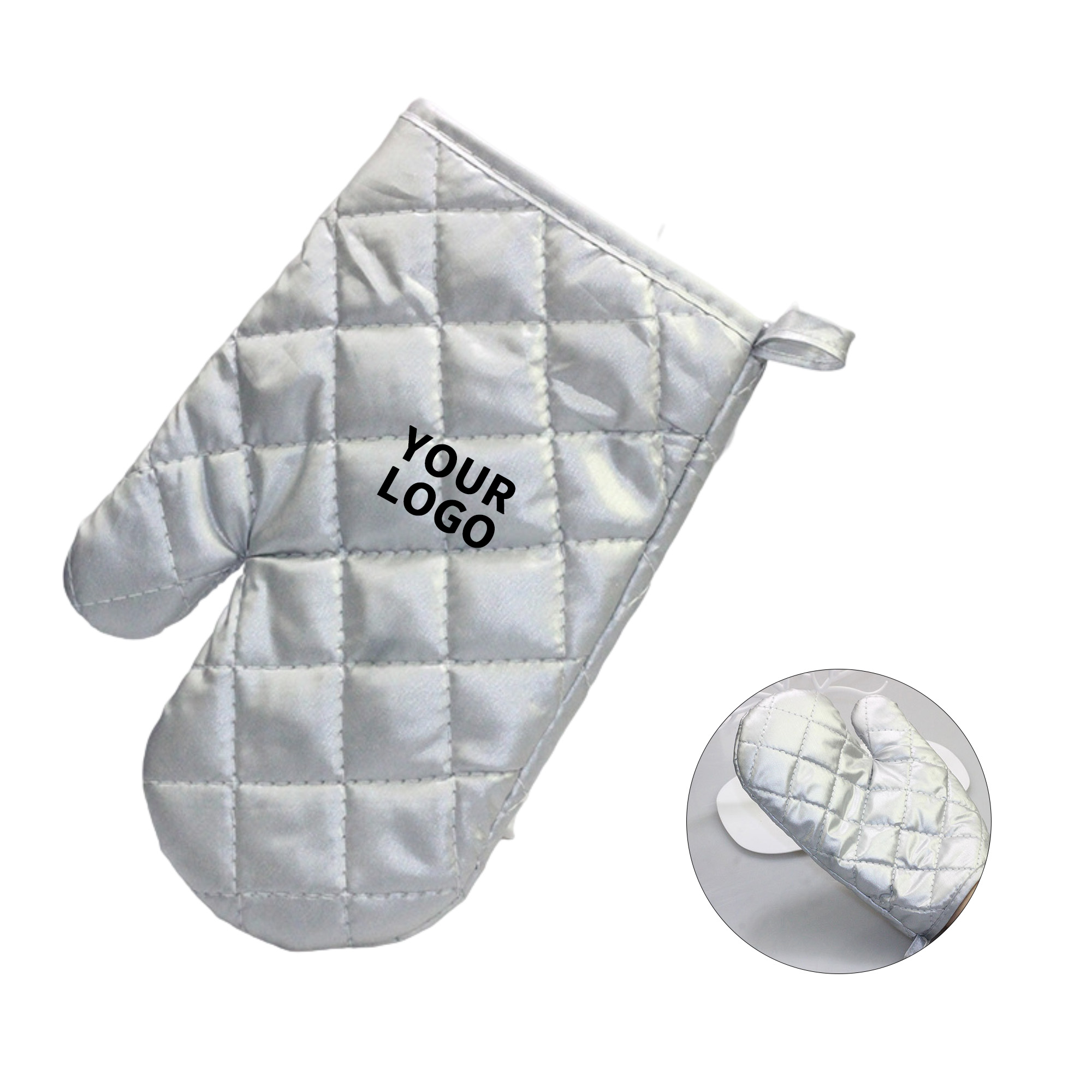 Polyester Oven Mitt 11 x 7.1" With Loop 3