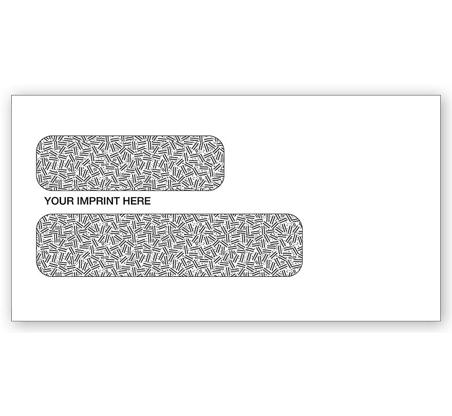 Envelopes, Double Window, 6 7/8 X 3 5/8 Confidential 1