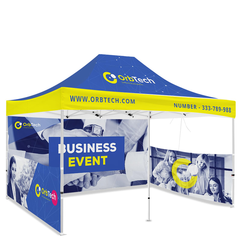 10ft X 20ft Full Color Pop Up Canopy Tents 29