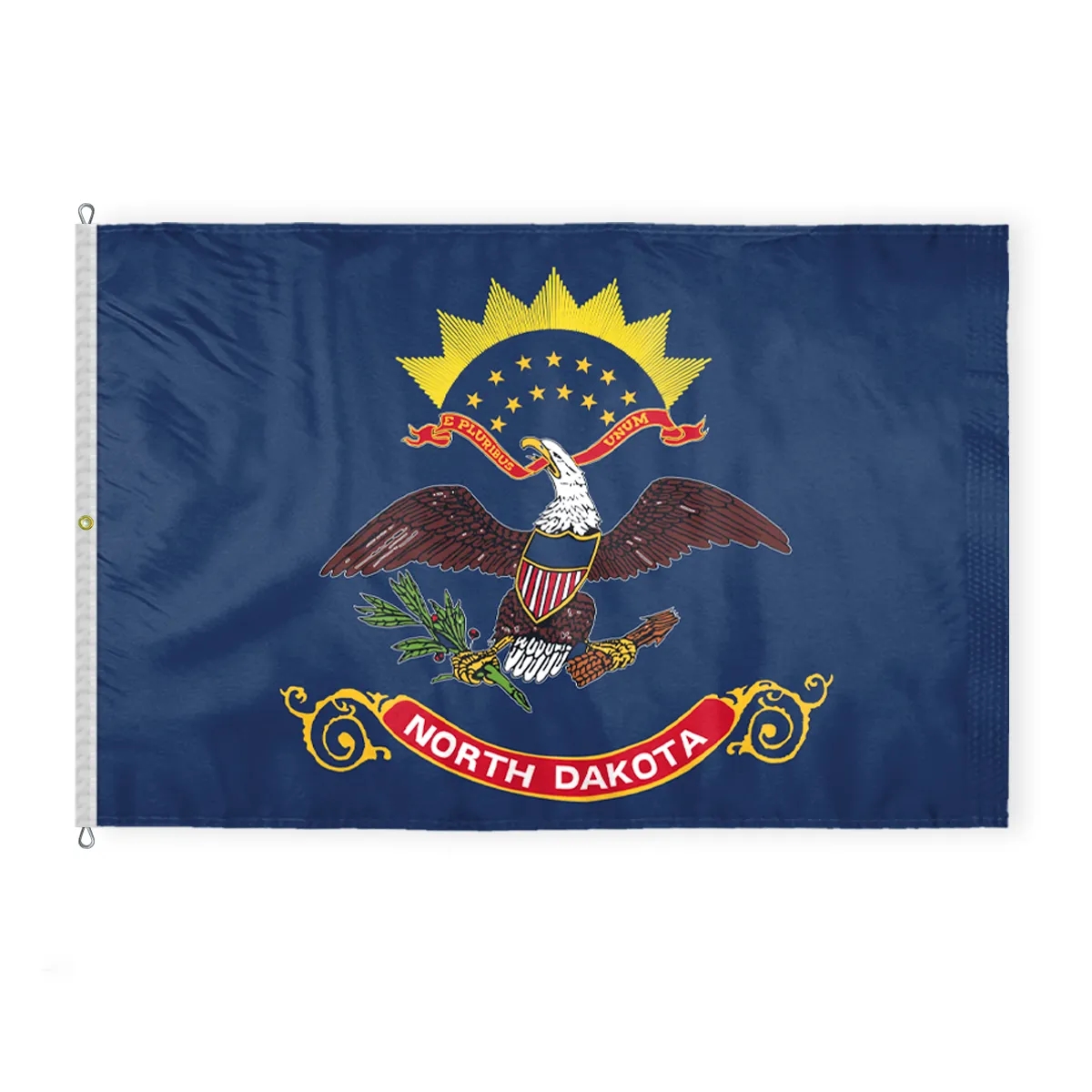 12"x18" to 8'x12' North Dakota Nylon Flags 6