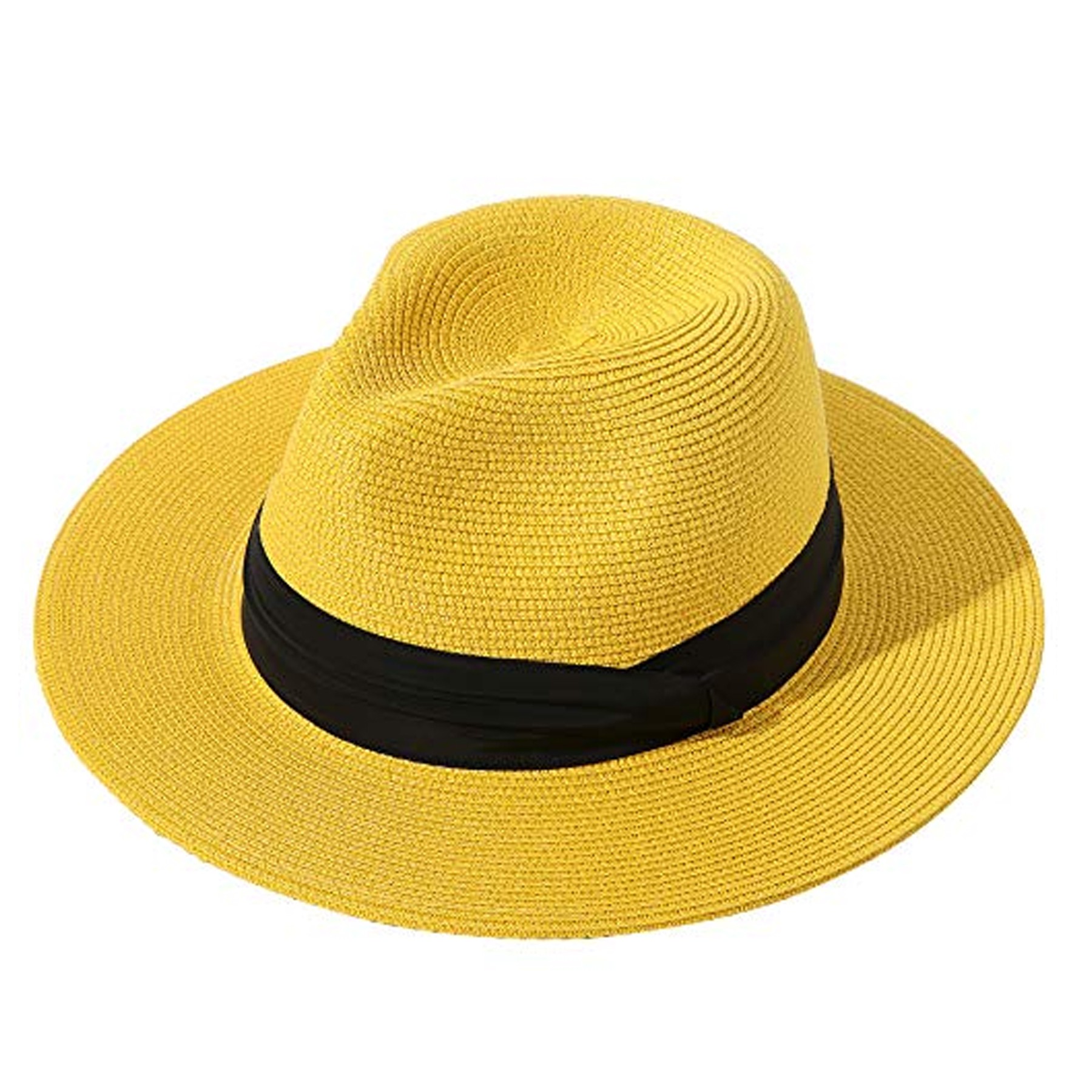 Wide Brim Straw Panama Sun Hat 4
