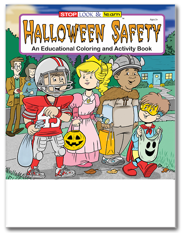 COLORING BOOK - Halloween Safety Coloring & Activity Book 5