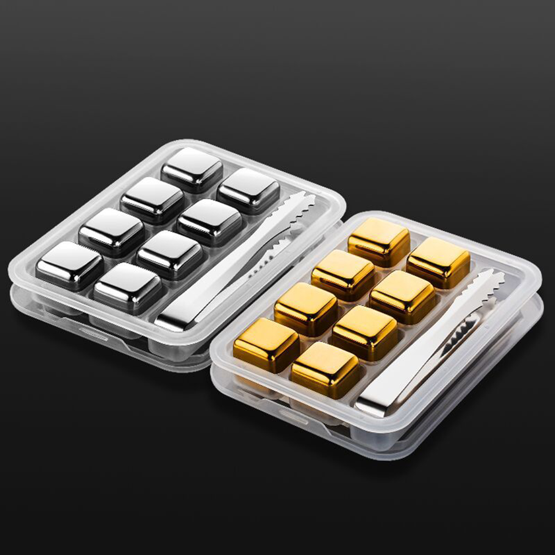 Reusable Square Stainless Steel Ice Cube 3