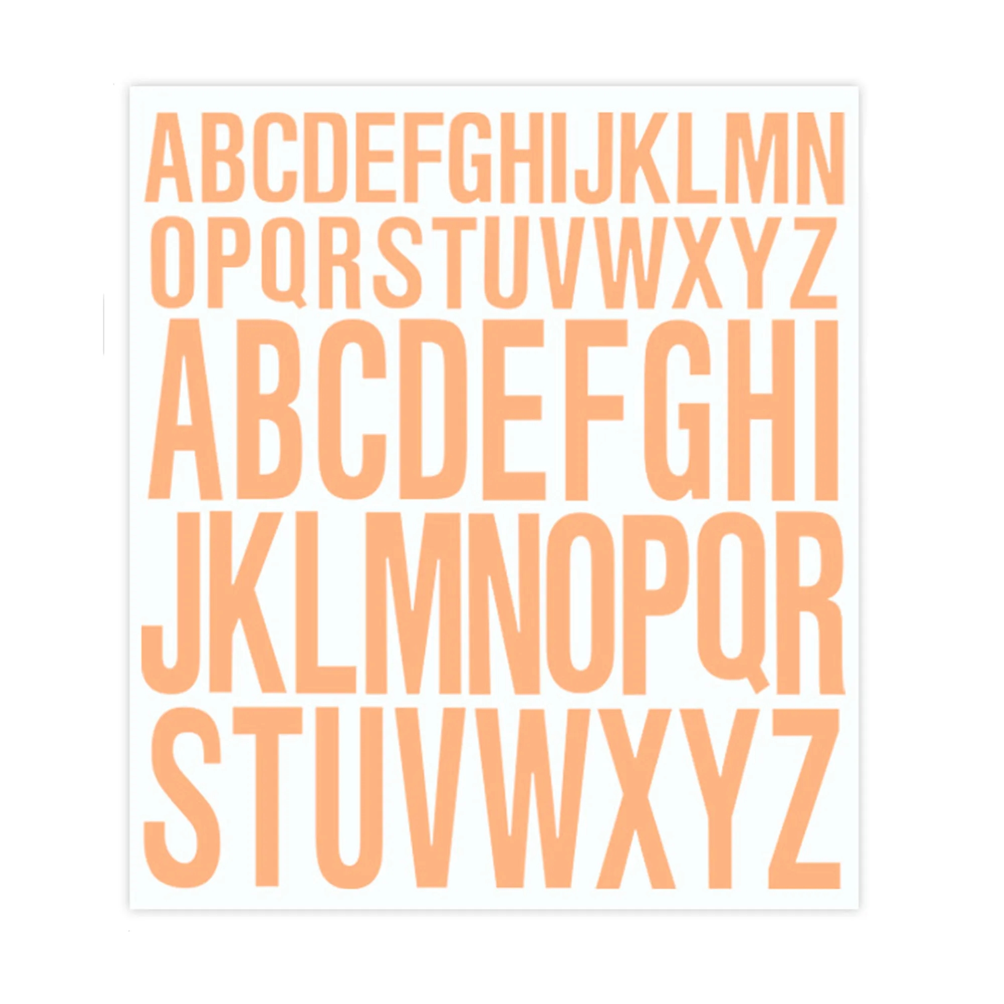 Waterproof And Oil Proof Letter Stickers 7