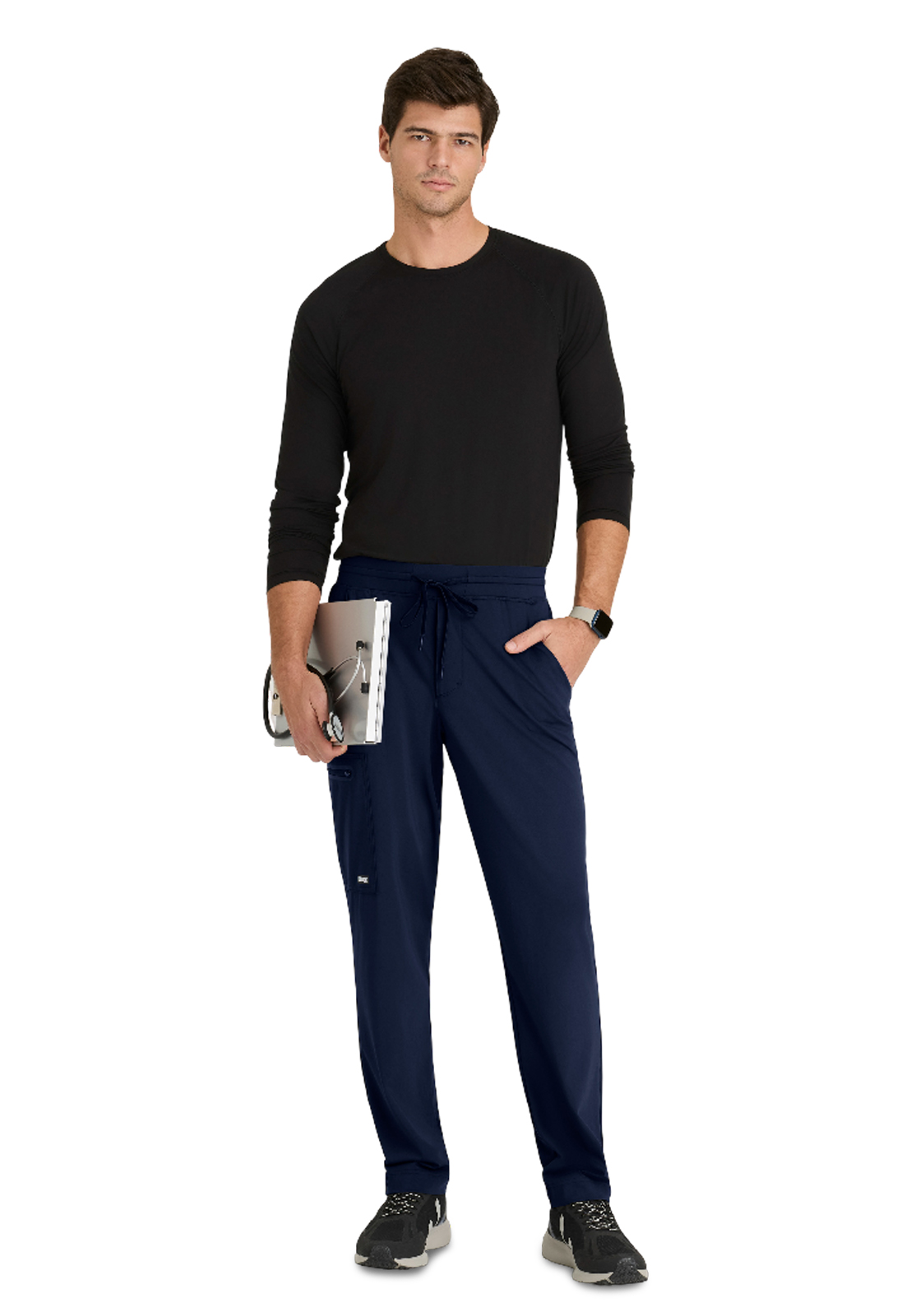 Grey's Anatomy Knit Stretch - Men's Four-Pocket Slim Focus Scrub Pant 2