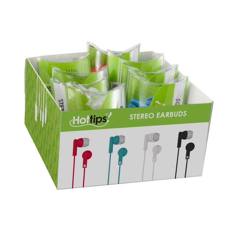 Classic Stereo Earbuds - Assorted Colors 4' 2