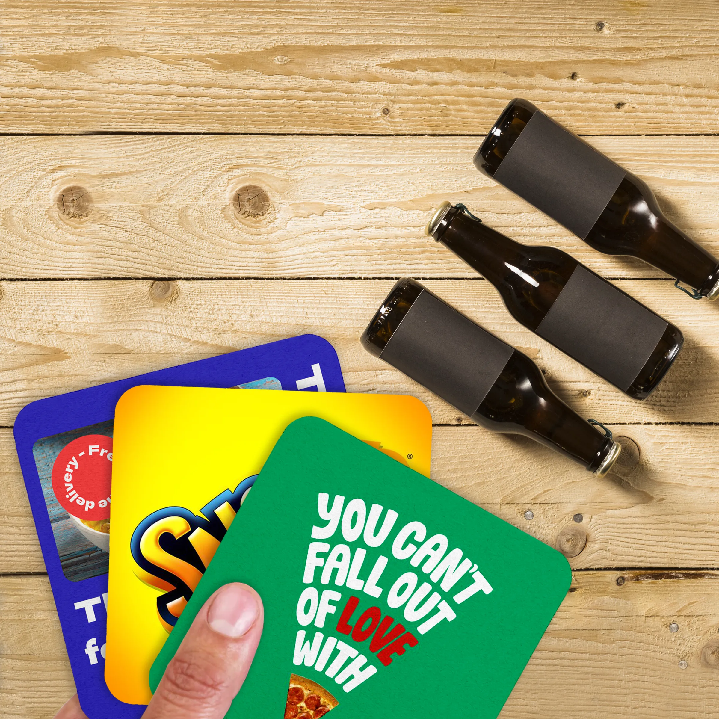 3.5" Square Pulpboard Coaster - Full-Color print 8